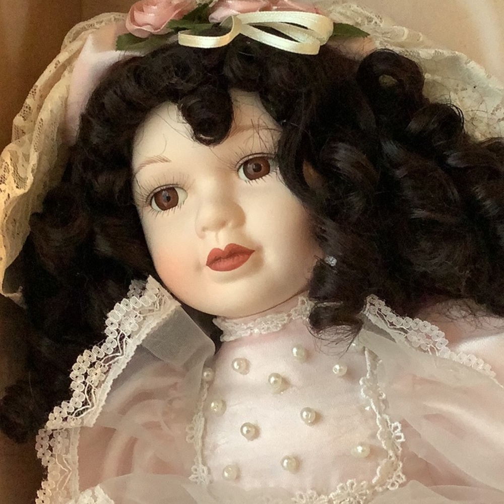 NEW IN BOX Collectible Victorian Porcelain Doll “Sally”